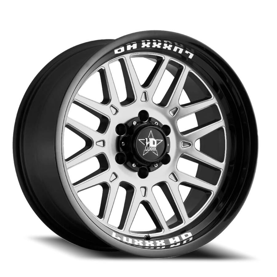 LHD20 20X10 6X139.7 -18 106.1 Gloss Black Machined Face