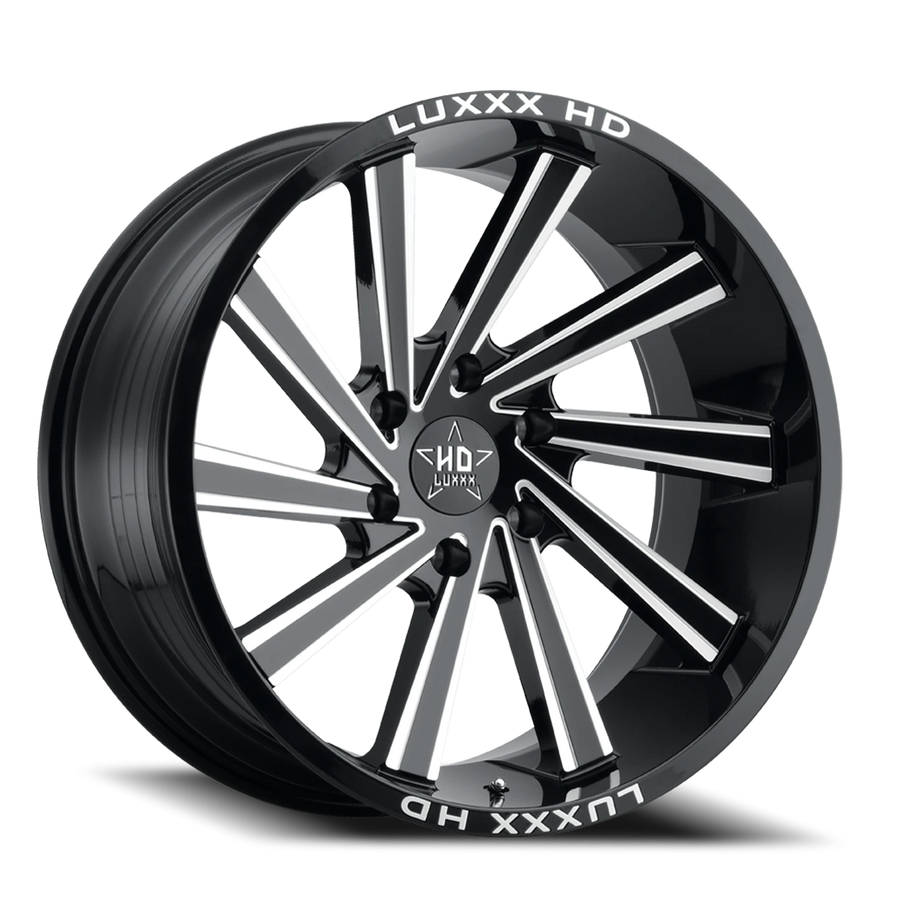 LHD22 20X10 6X139.7 -18 106.1 Gloss Black Milled