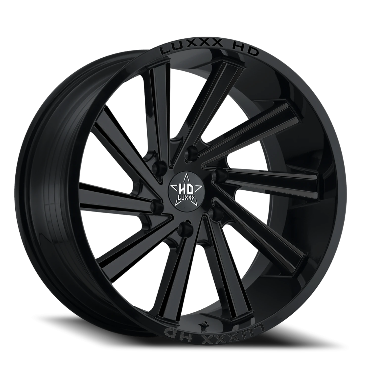 LHD22 20X10 5X127 -18 78.1 Gloss Black