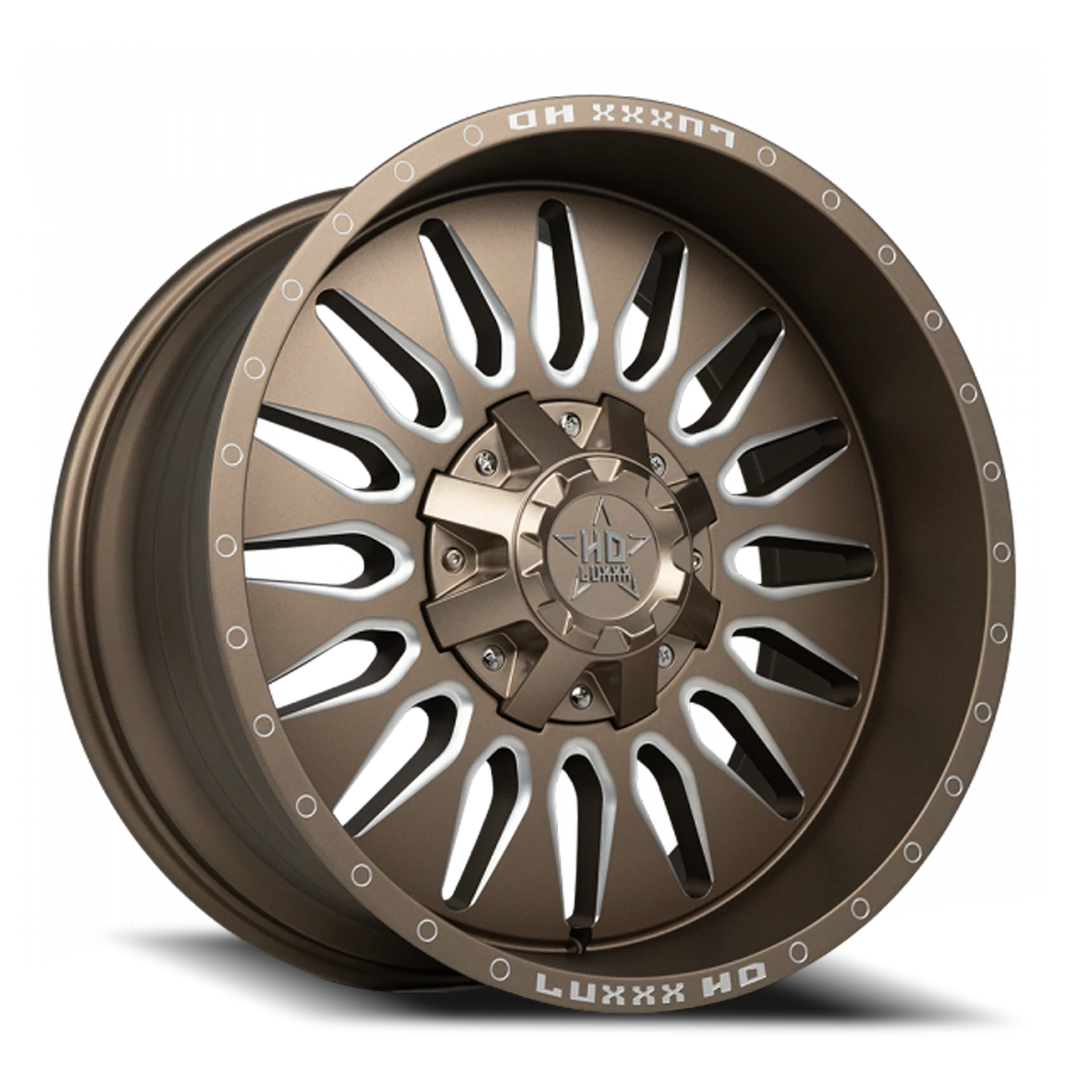 LHD24 20X10 6135/139.7 -18 106.1 Satin Bronze Milled