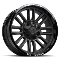 LHD26 22X10 6135/139.7 -18 106.1 Gloss Black Lip Matte Black Face