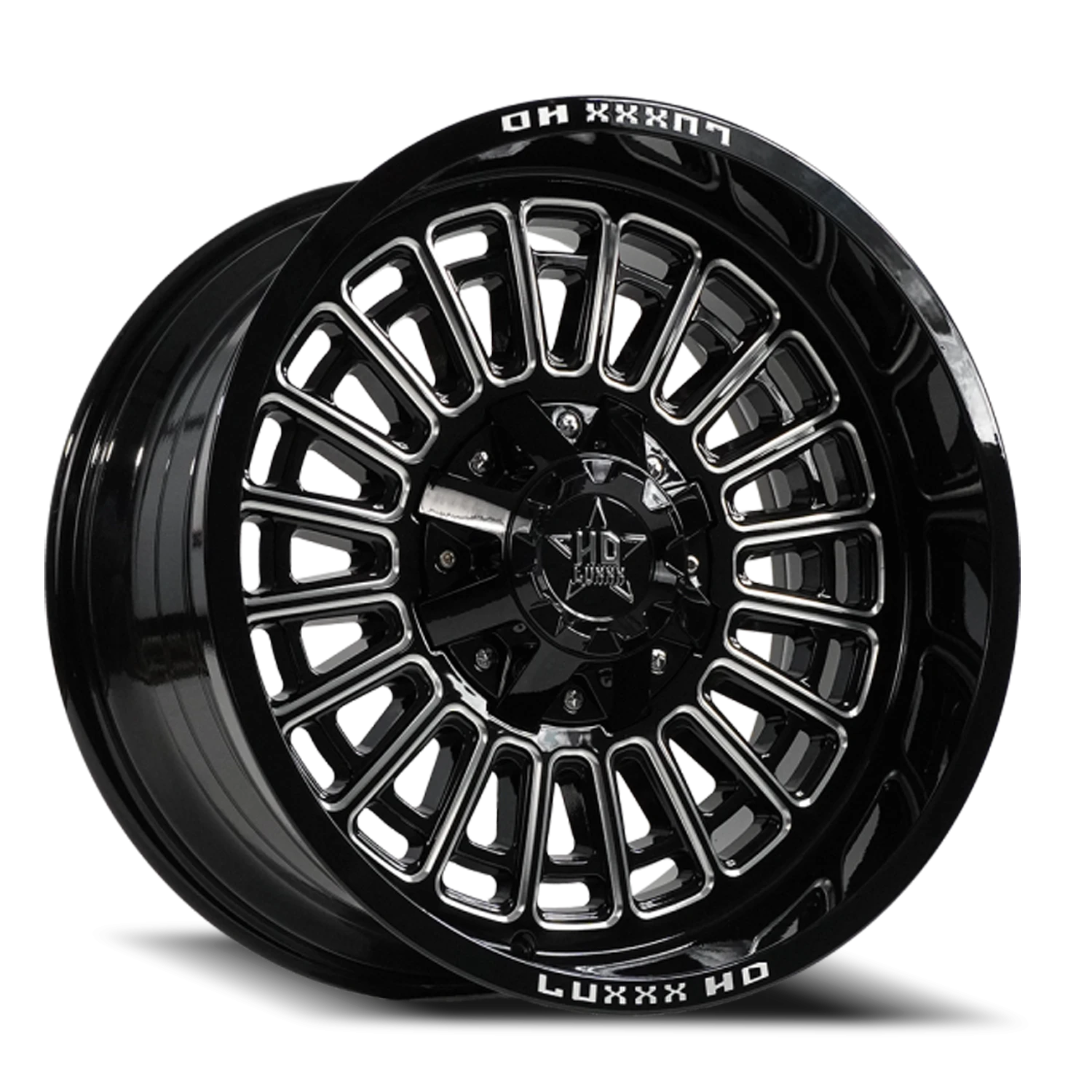 LHD27 20X10 5127/139.7 -18 78.1 Gloss Black Milled