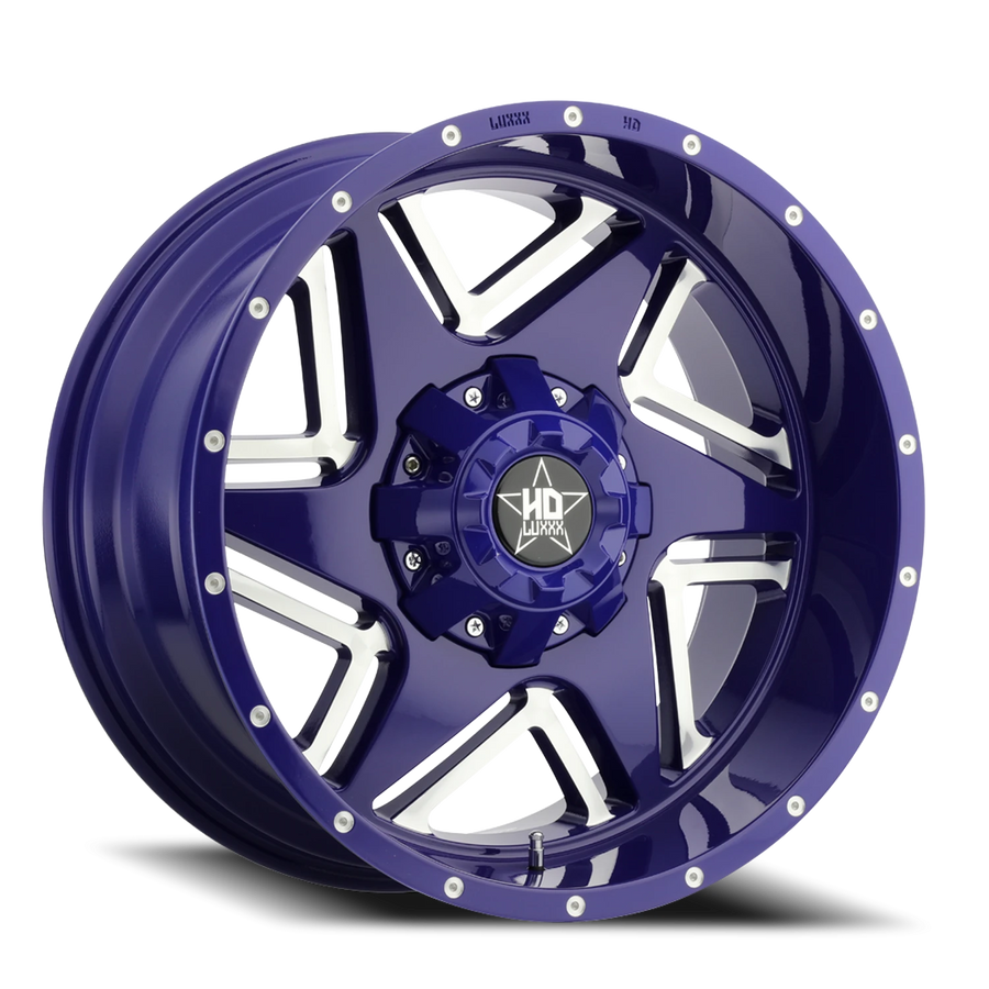 LHD2 20X10 6135/139.7 -18 106.1 Gloss Blue Milled