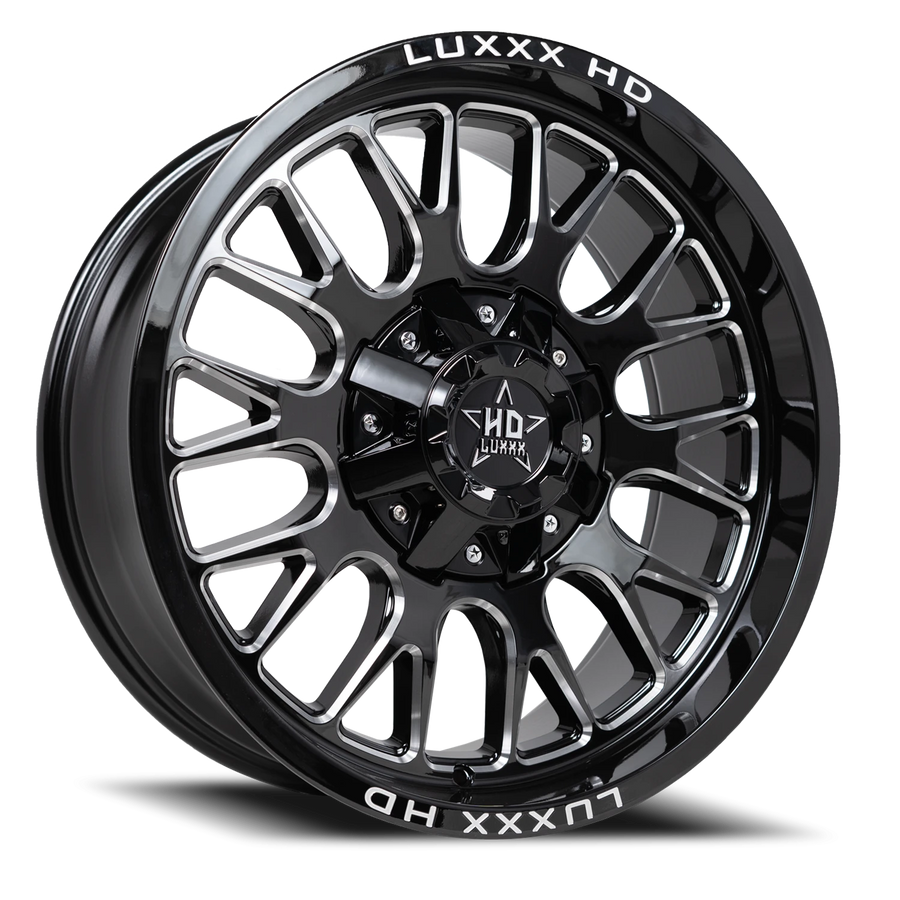 LHD34 20X9 6135/139.7 +0 106.1 Gloss Black Milled