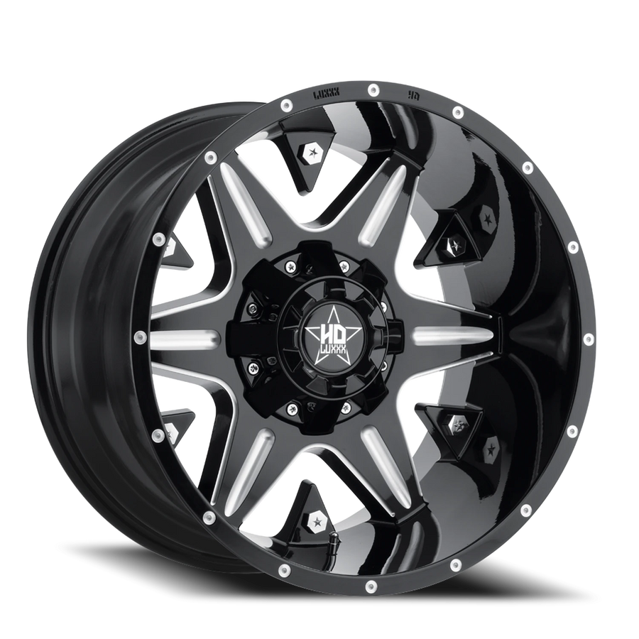 LHD3 20X10 5127/139.7 -18 78.1 Gloss Black Milled
