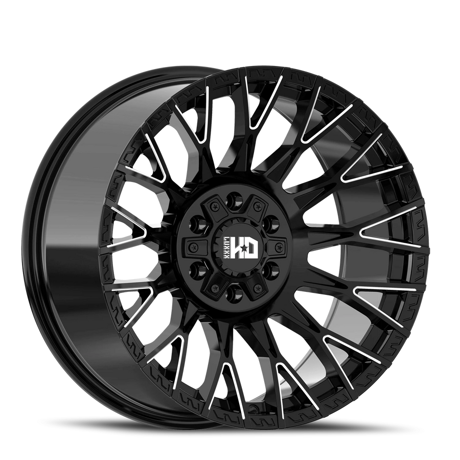 LHD43 20X10 5127/139.7 -19 78.1 Gloss Black Milled