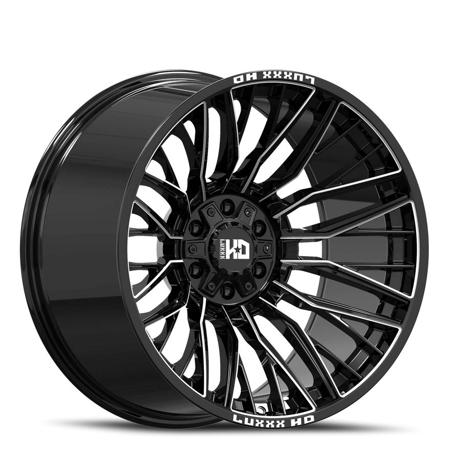 LHD44 22X10 8170 0 125.1 Gloss Black Milled