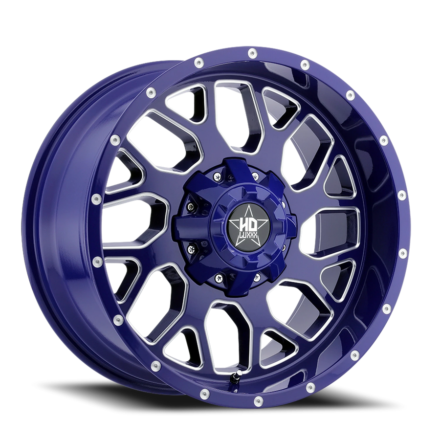 LHD8 20X10 6135/139.7 -12 106.1  Gloss Blue Milled