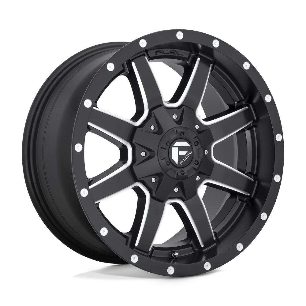 FUEL D538 20X9 6X135/5.5 MT-BLK-MIL 1MM
