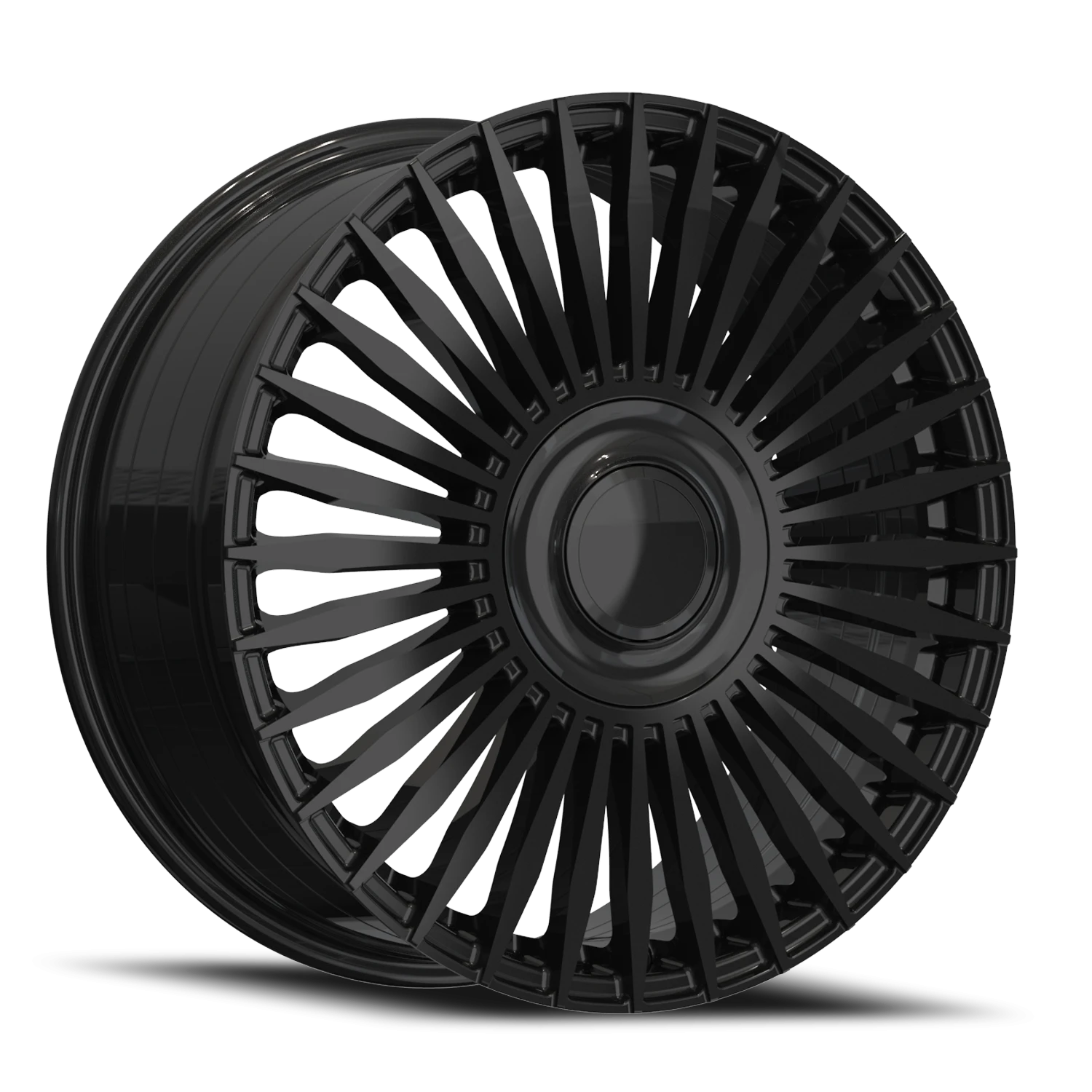 REP MB01 22X9.5 5X112 +35 66.6 Gloss Black