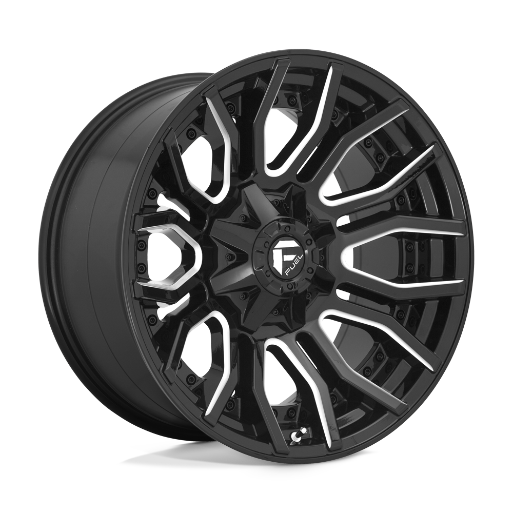 FUEL D711 20X10 8X6.5 GL-BLK-MIL -18MM