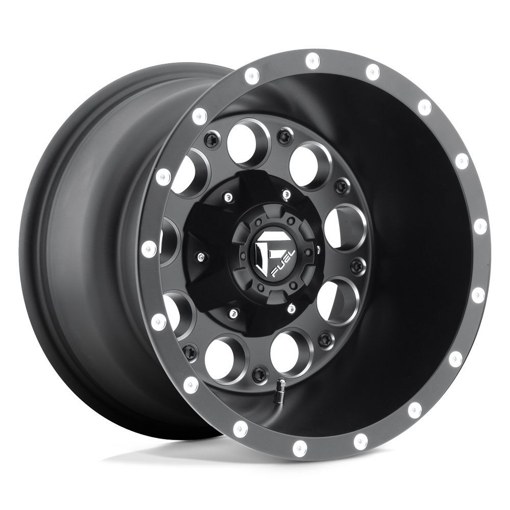 FUEL D525 15X10 6X5.5 MT-BLK-MIL -43MM