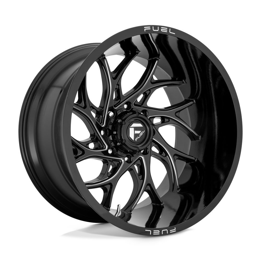 FUEL D741 22X10 5X5.0 GL-BLK-MIL -18MM