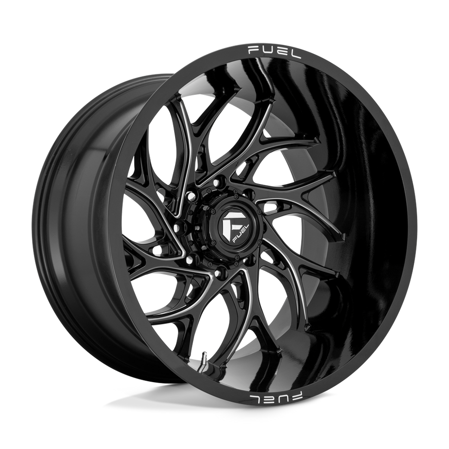 FUEL D741 22X10 5X5.0 GL-BLK-MIL -18MM