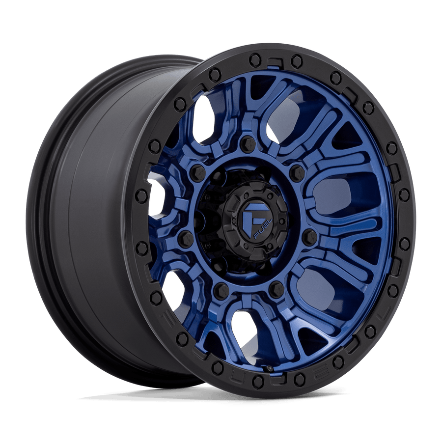 FUEL D827 17X9 6X5.5 DK-BLUE BLK-RG 1MM