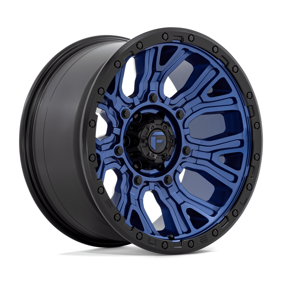 FUEL D827 20X10 6X135 DK-BLUE BLK-RG -18MM