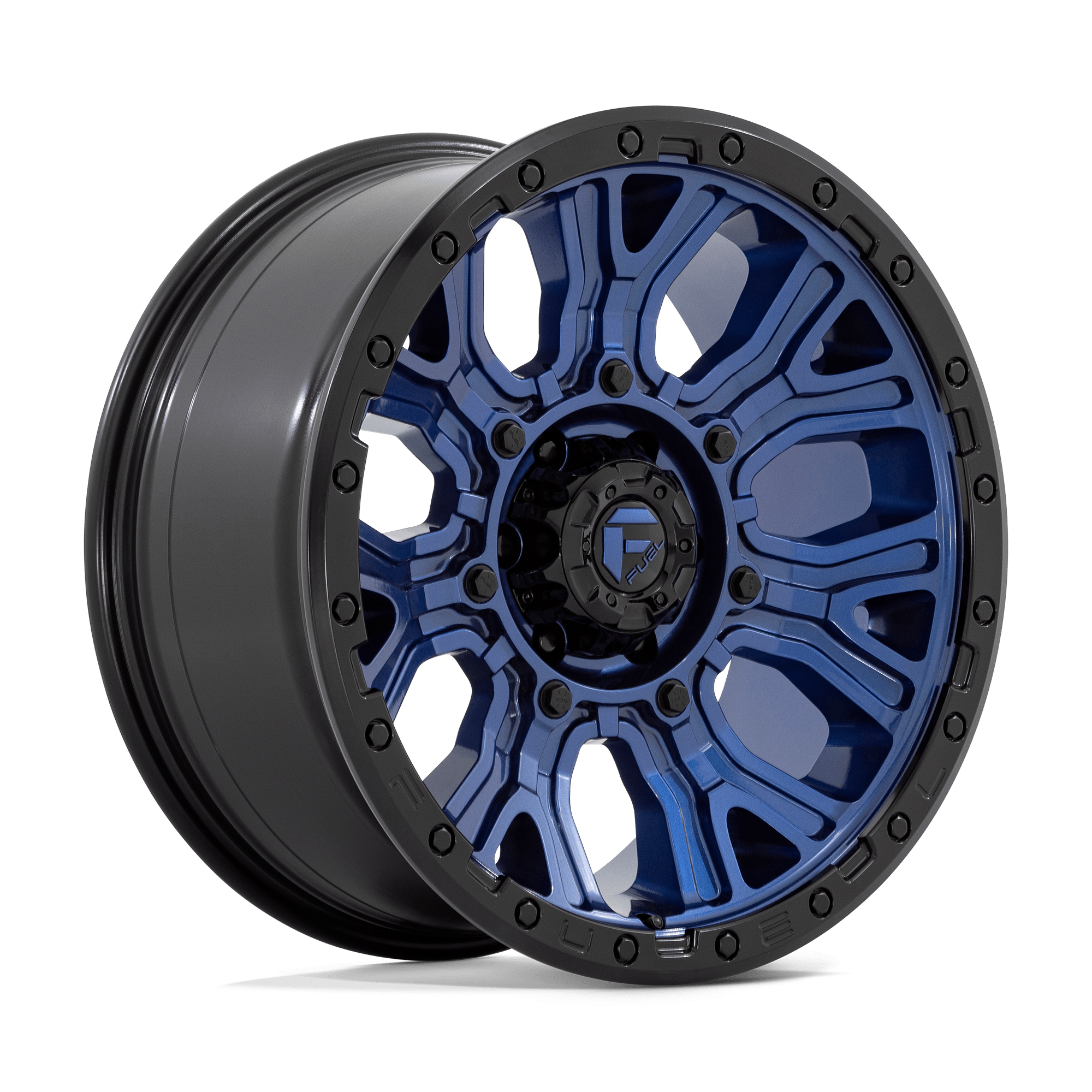 FUEL D827 20X9 6X135 DK-BLUE BLK-RG 1MM