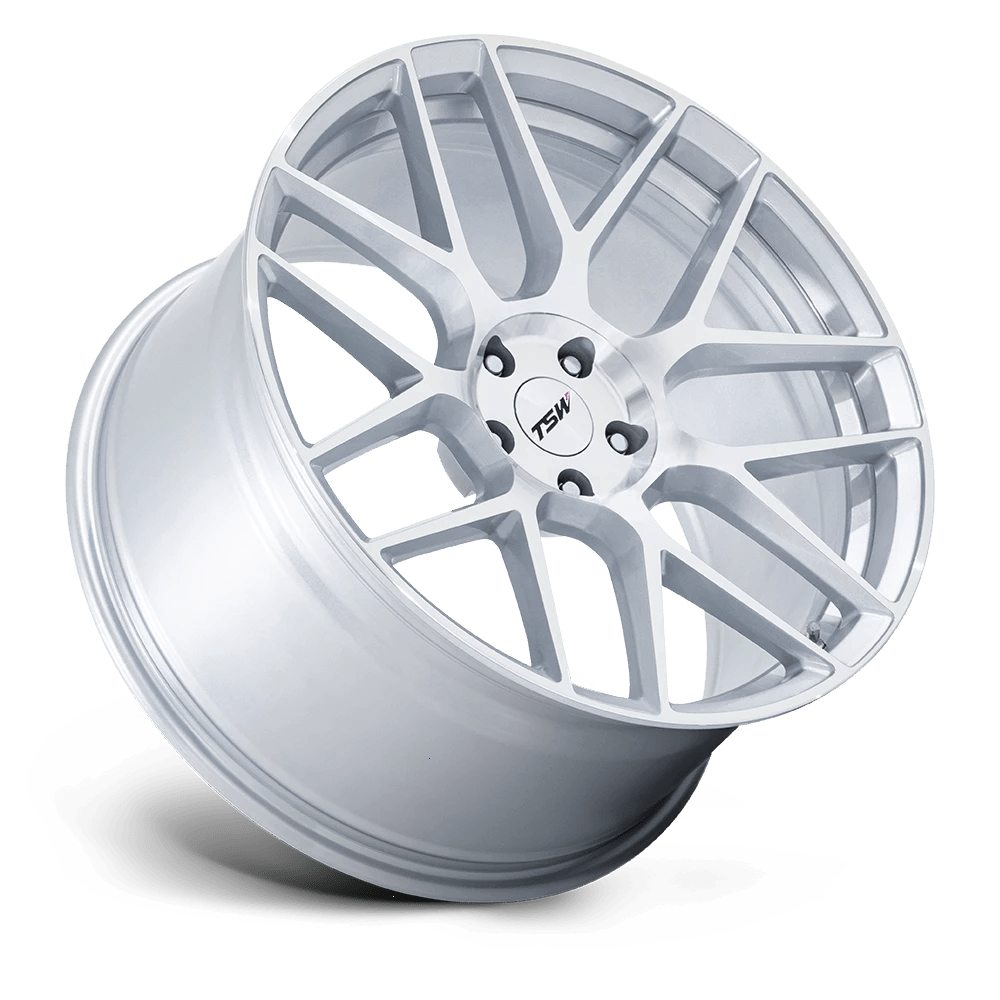 TW002 20X9 5X112 G-SLV-MACH 45MM