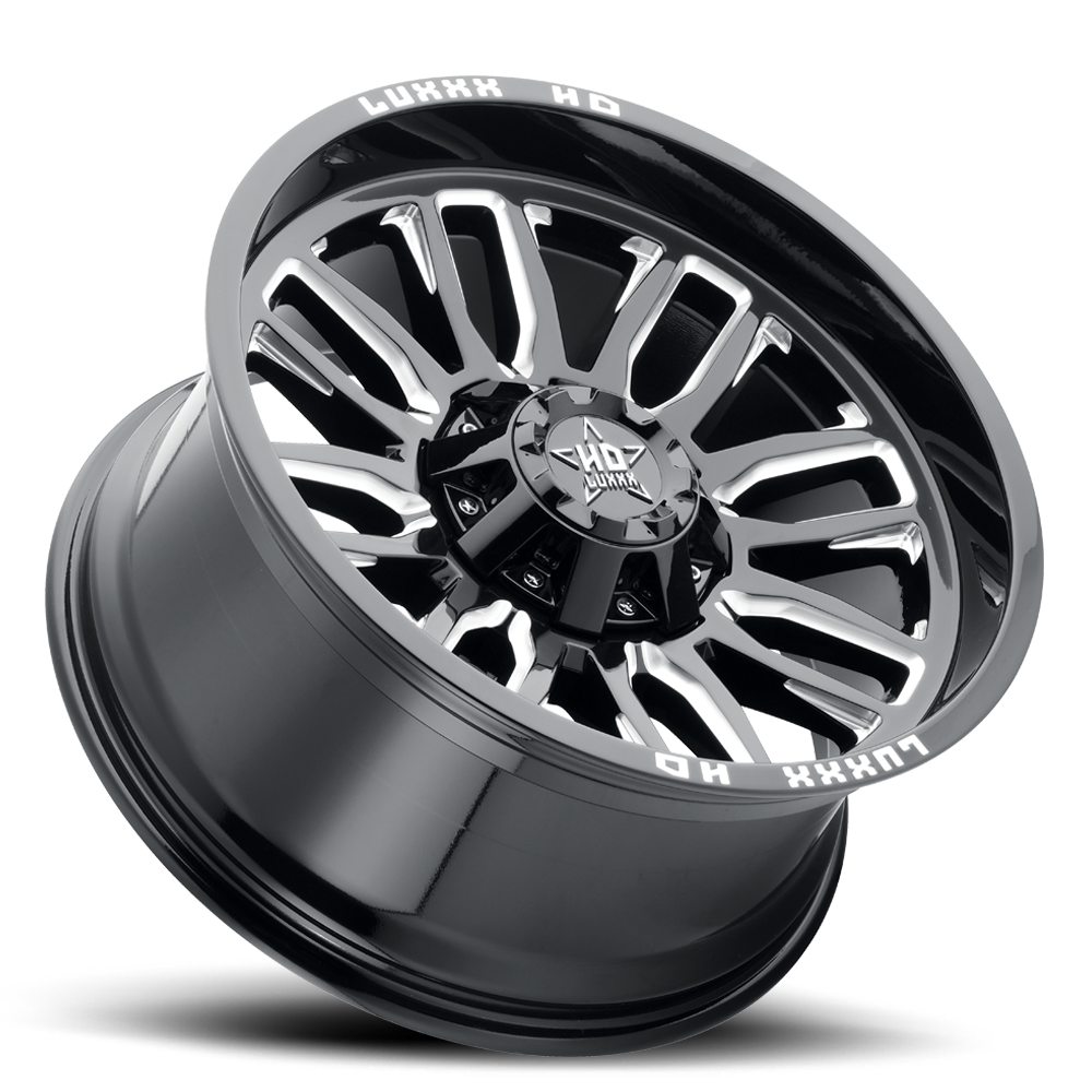 LHD26 22X10 5127/139.7 -18 78.1 Gloss Black Milled